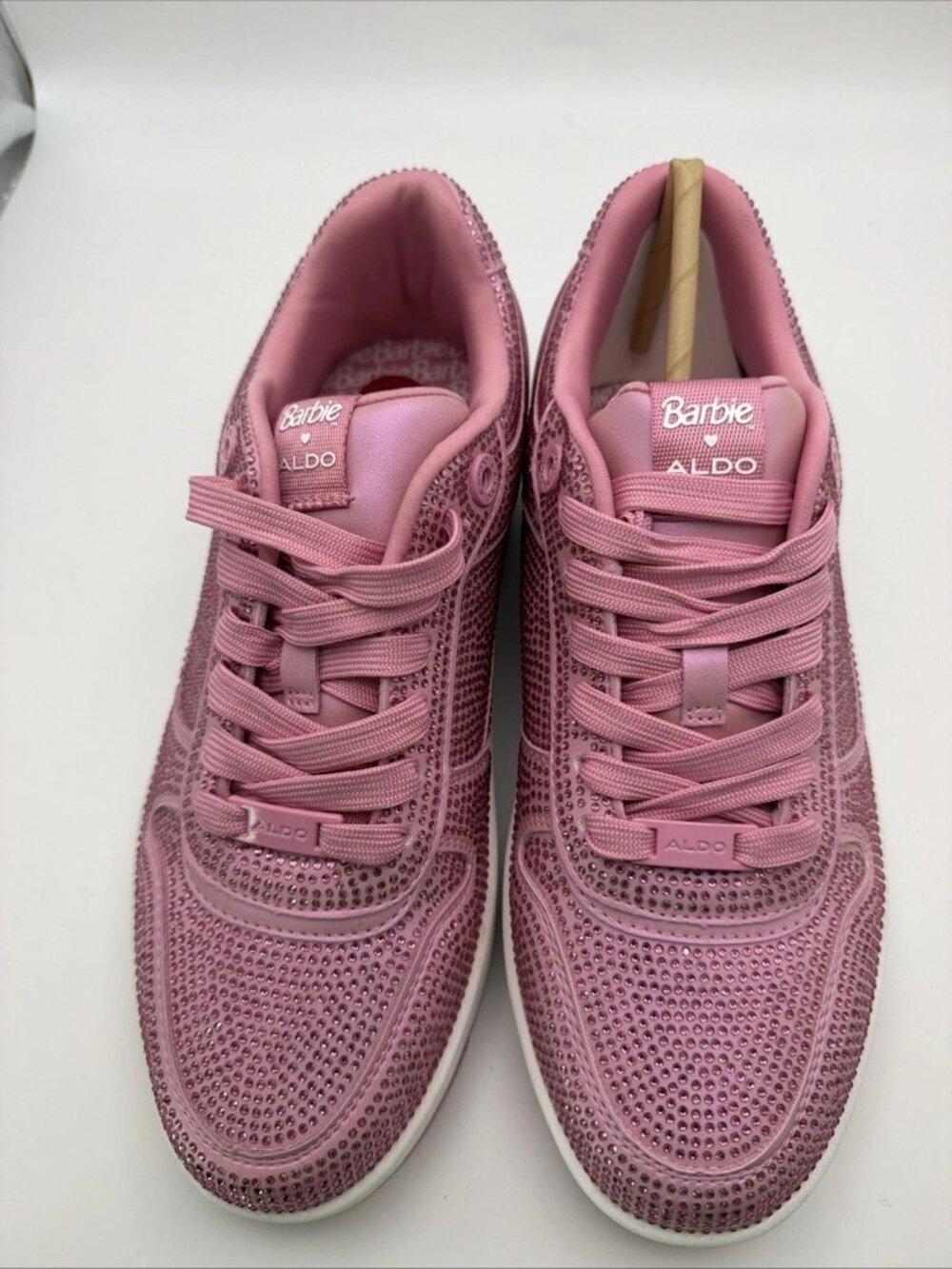 Women's Barbie by ALDO Fashion Barbie City Shoes Pink Rhinestone Size 8.5 NIB - Picture 3 of 7